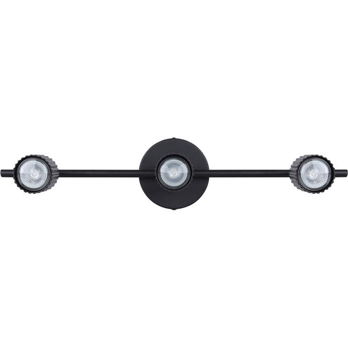 Rexton 3 Light Black Track Lighting Ceiling Light