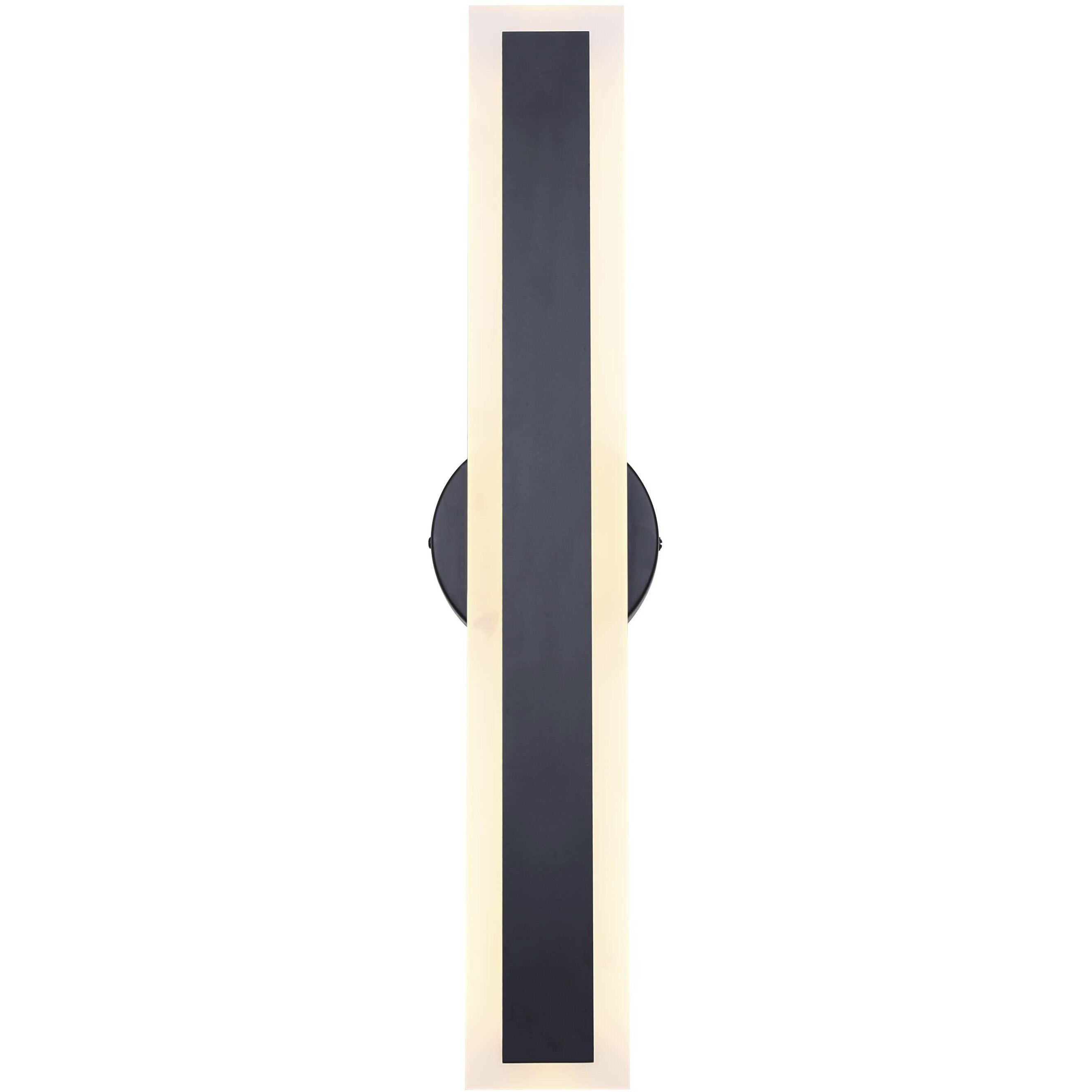 Stella LED 5.13 inch Black Vanity Light Wall Light