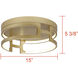 Bettony LED 15 inch Gold Flush Mount Ceiling Light