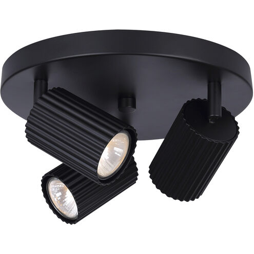 Rexton 3 Light Black Track Lighting Ceiling Light