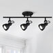 Polo 3 Light Black Track Lighting Ceiling Light