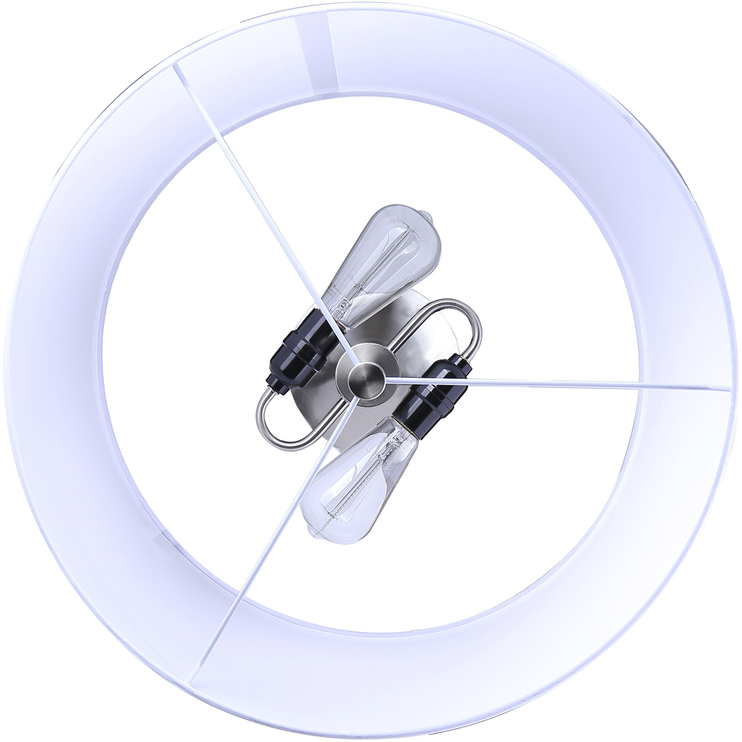 Clara 61 inch 100.00 watt Brushed Nickel Floor Lamp Portable Light