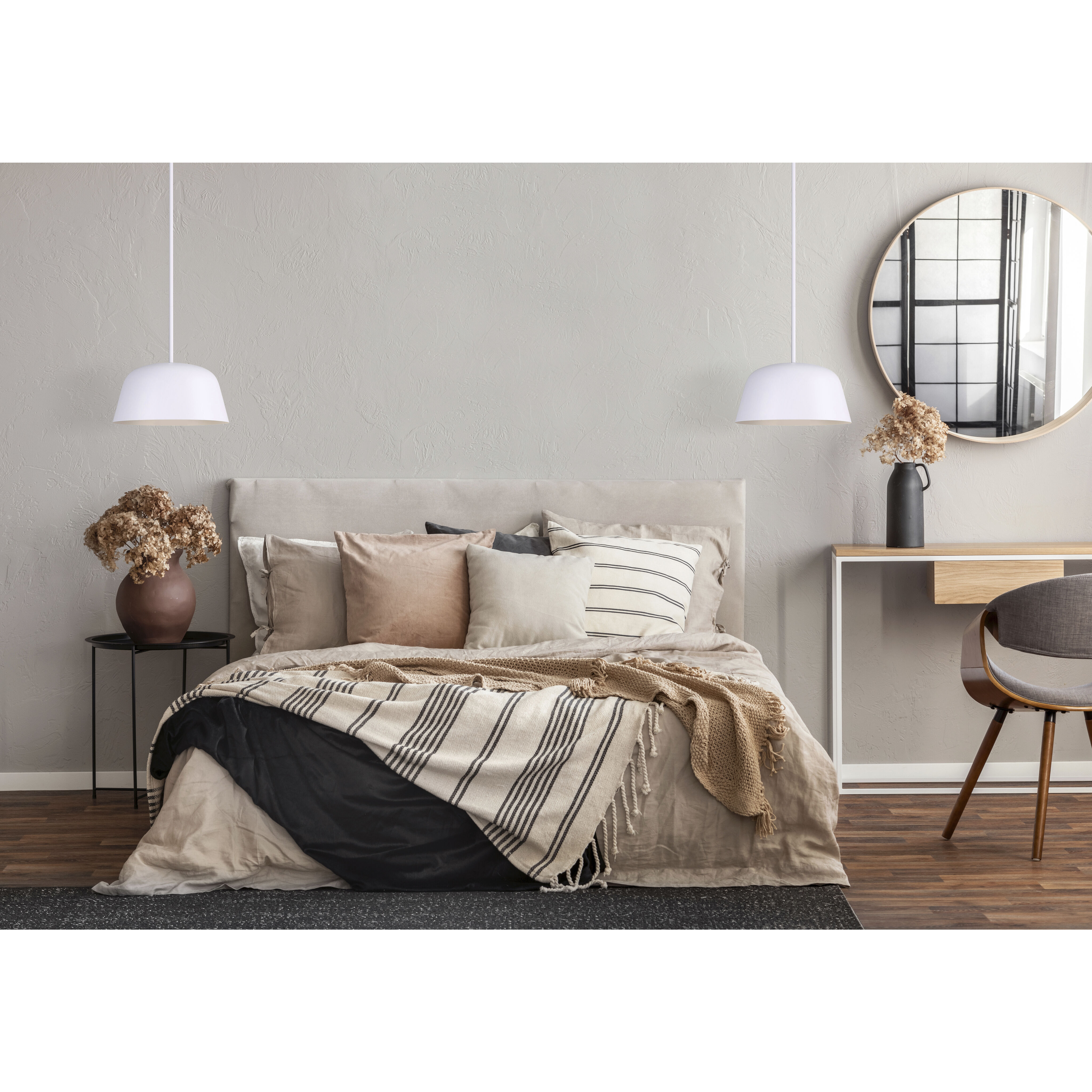 Kiliam 1 Light 12.63 inch Matte White Pendant Ceiling Light