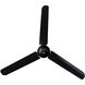 DC 60 inch Black Industrial Ceiling Fan