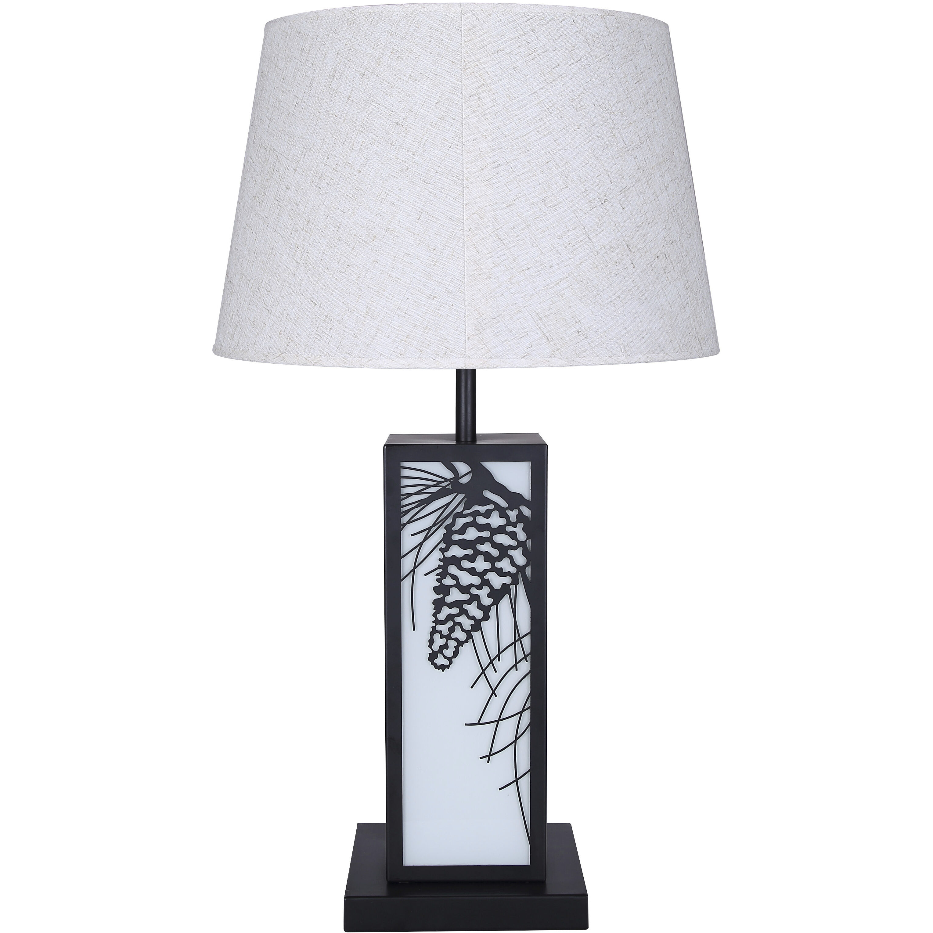 Coy 26 inch Matte Black Table Lamp Portable Light
