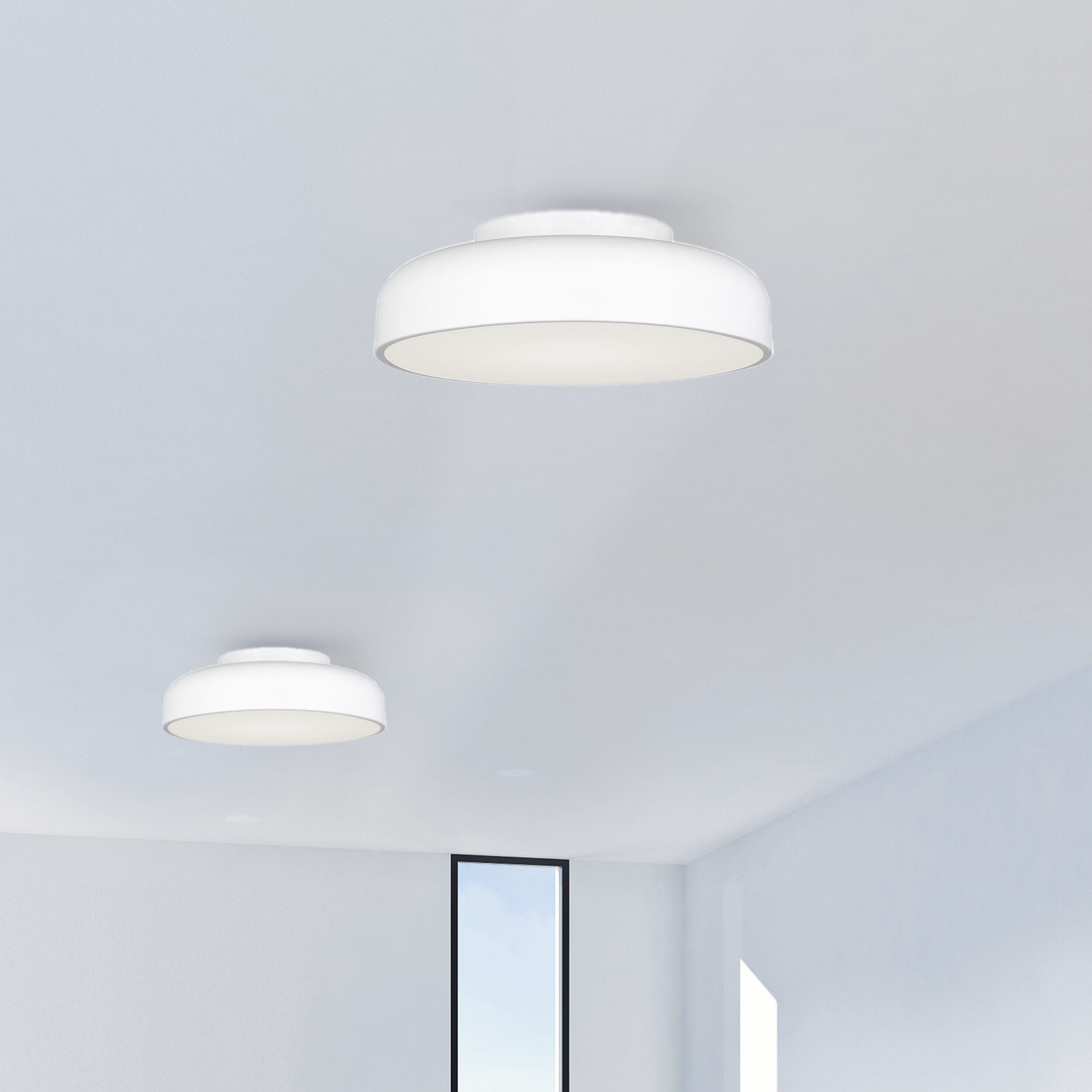Zaria LED 13.88 inch White Flush Mount Ceiling Light