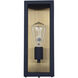 Miller 1 Light 5.5 inch Black/Gold Outdoor Lantern