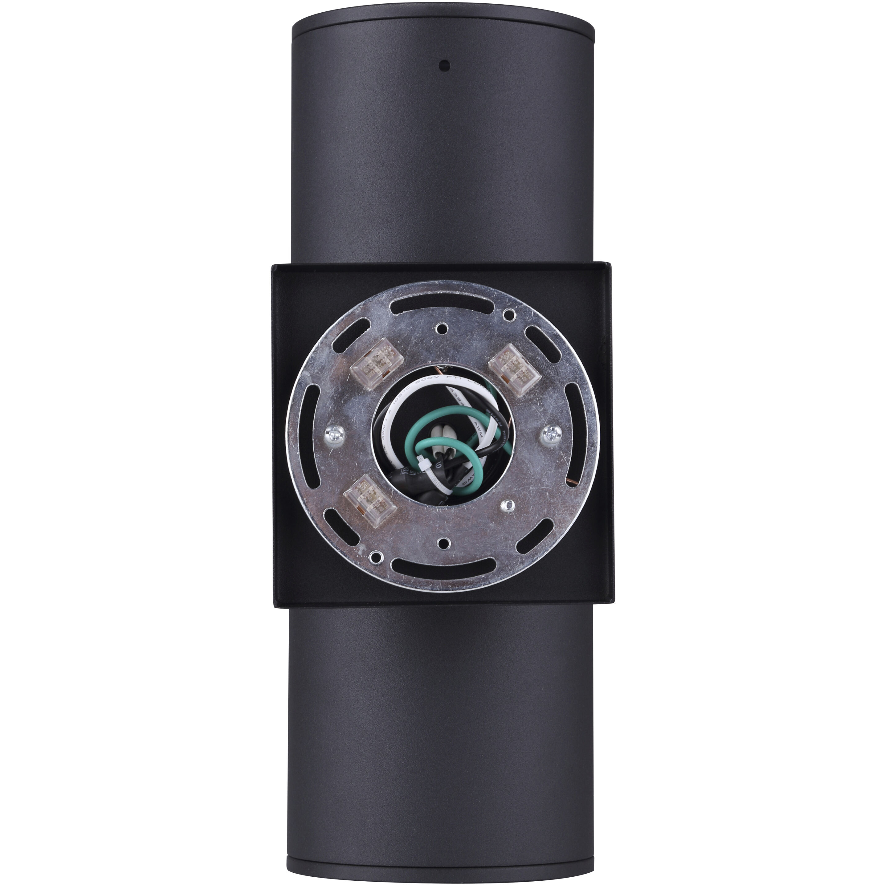 Madison 2 Light 12 inch Black Outdoor Wall Light