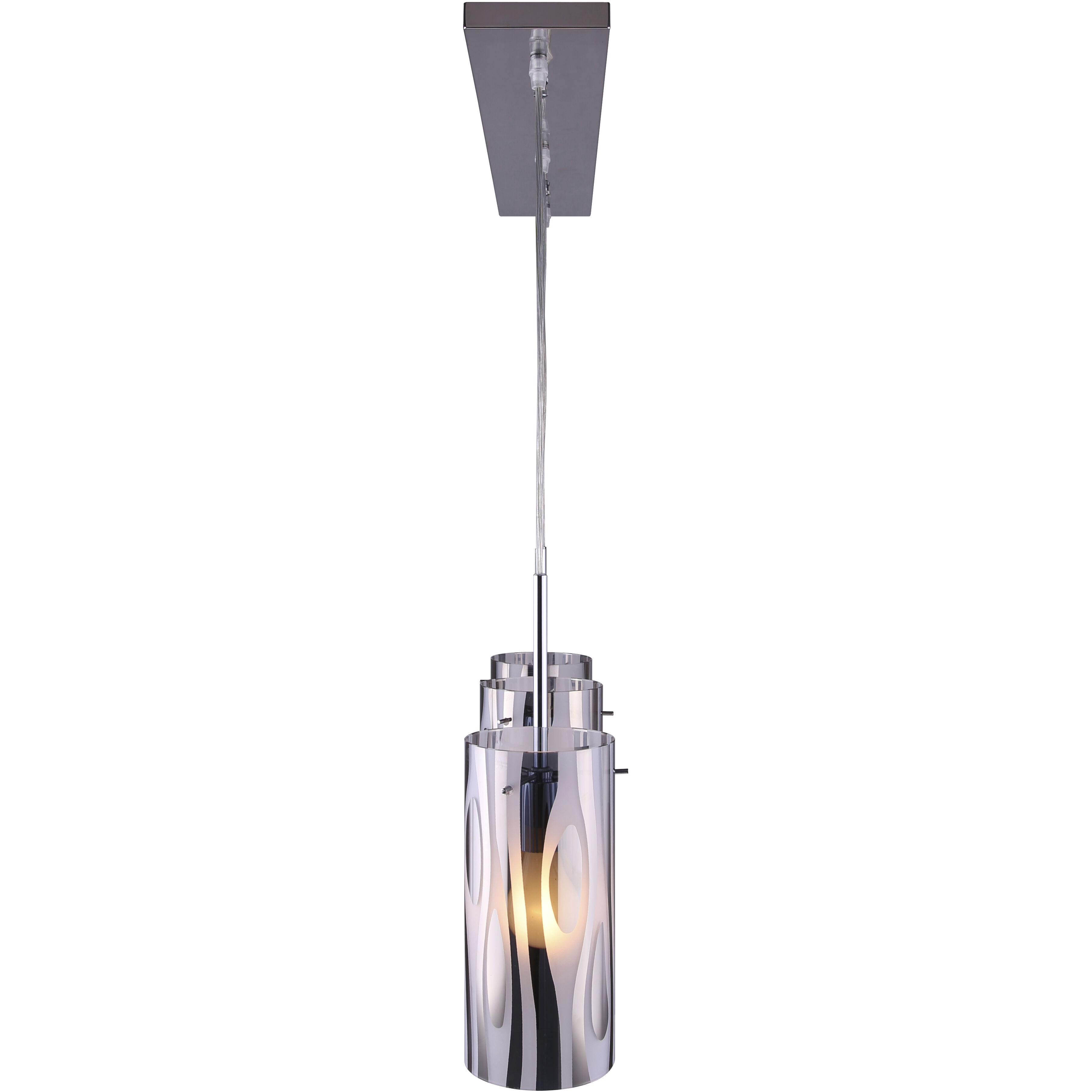 Madison 3 Light 24 inch Chrome Pendant Light Ceiling Light