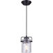 Madison 1 Light 5.5 inch Graphite Pendant Ceiling Light