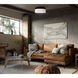 Malloy 2 Light 12.25 inch Black Flush Mount Ceiling Light