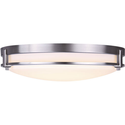 Madison Led Canarm LFM112A13BN Madison LED 13 inch Brushed Nickel Flush Mount ...