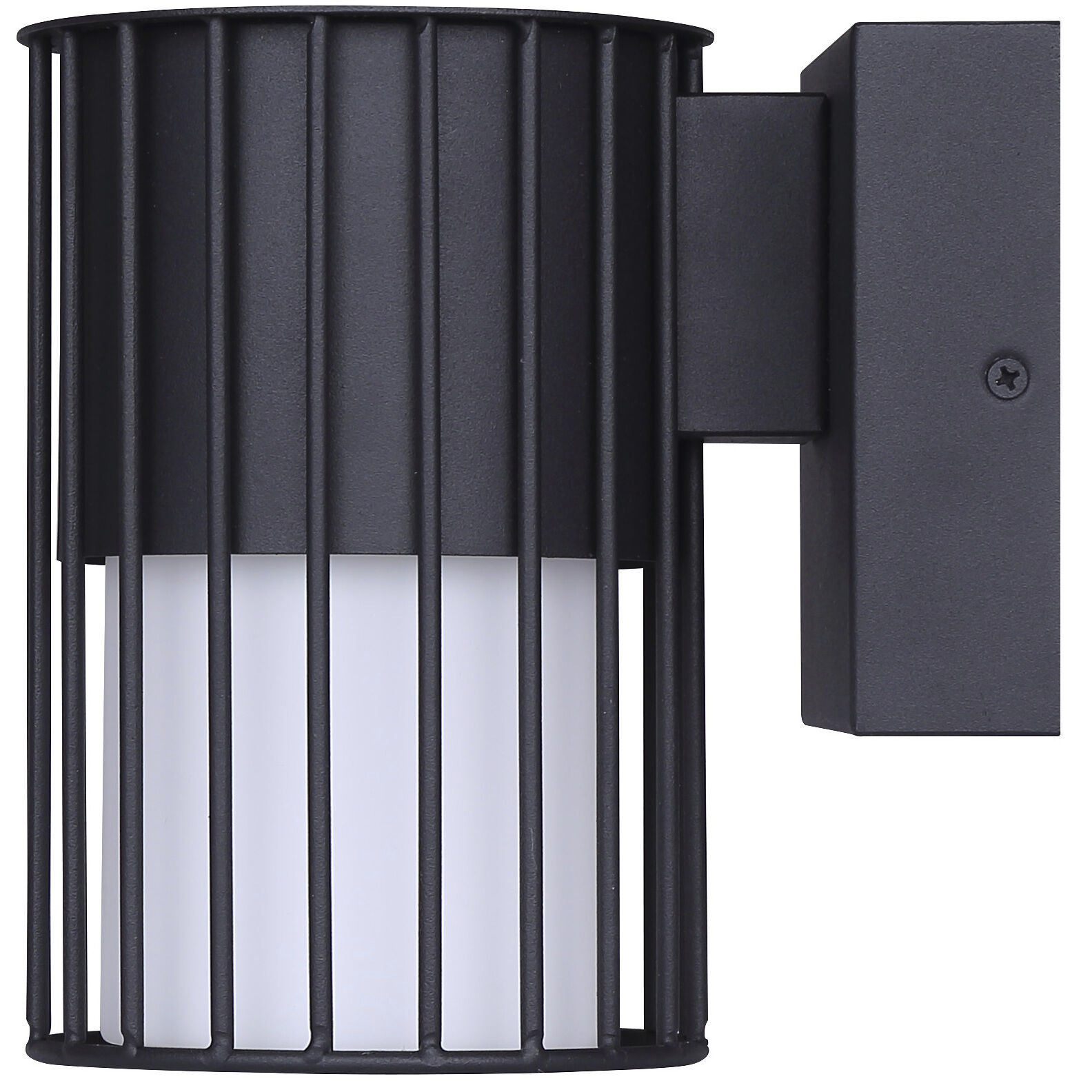 Javon LED 7 inch Black Outdoor Lantern