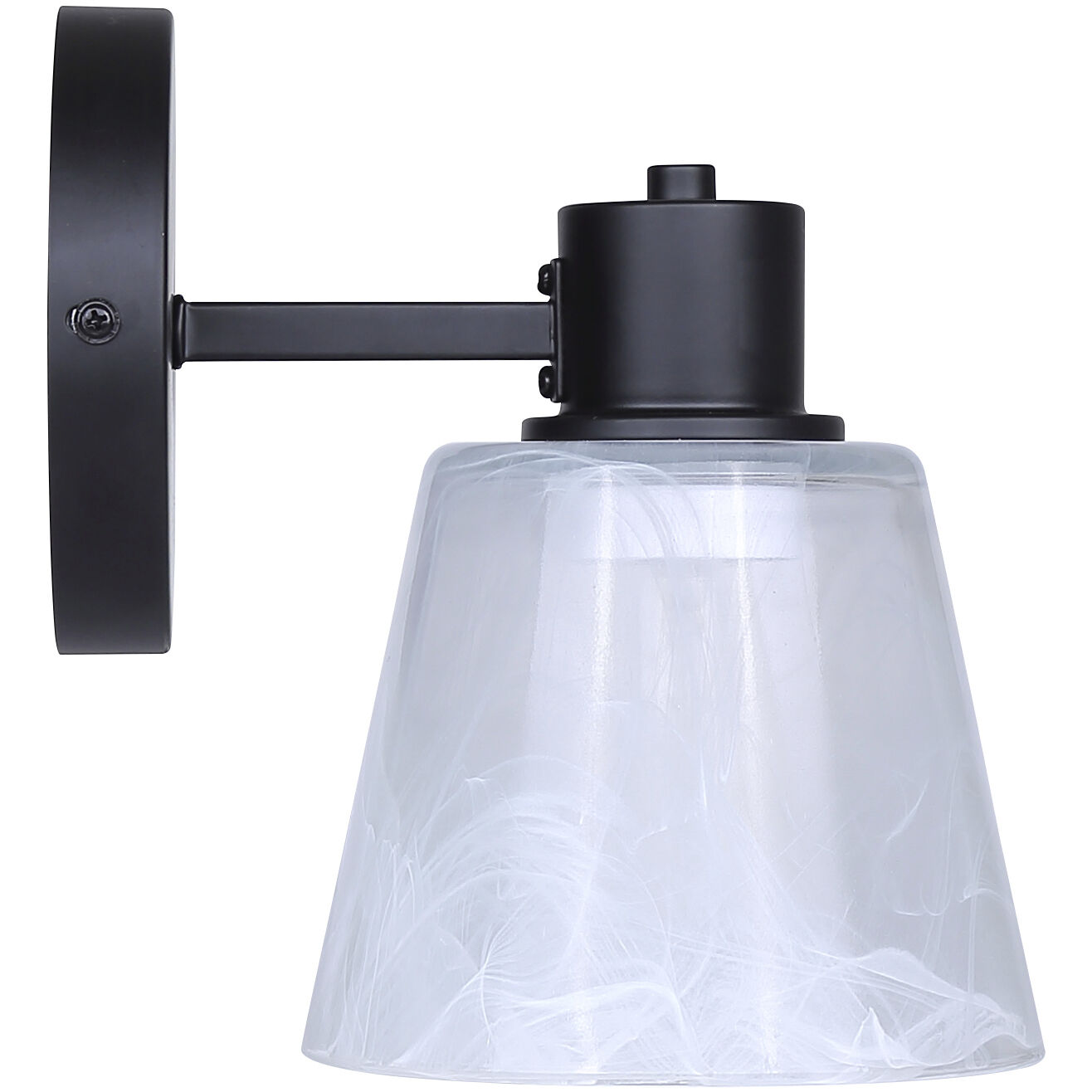 Luelle 1 Light 7.87 inch Black Vanity Light Wall Light