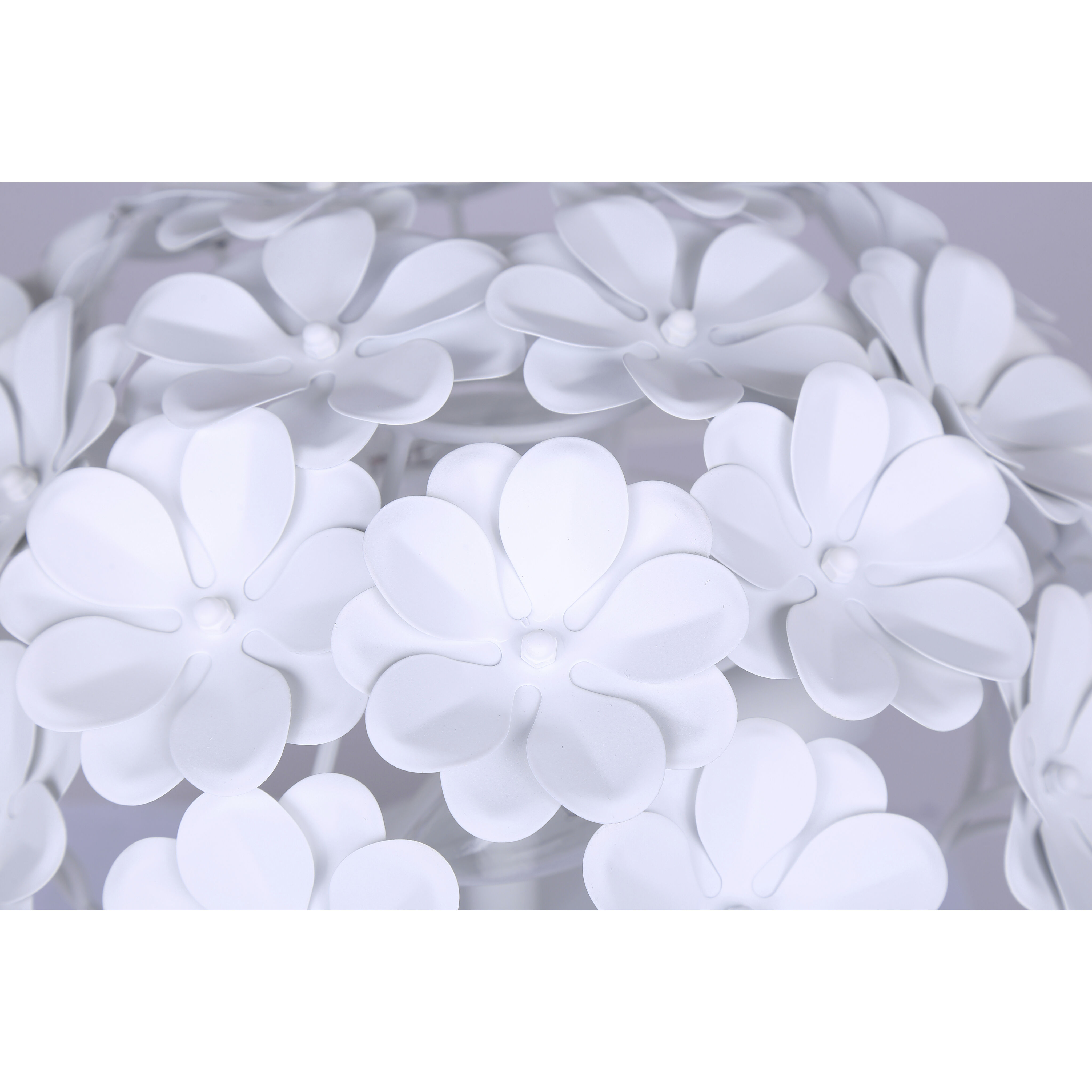 Cassia 2 Light 15 inch White Flush Mount Ceiling Light