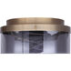 Nina 2 Light 12.25 inch Gold Flush Mount Ceiling Light