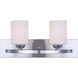 Madison 2 Light 18 inch Chrome Vanity Light Wall Light