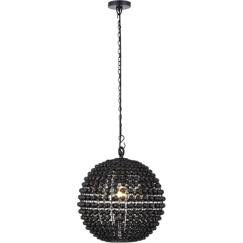 Burkley 1 Light 16 inch Matte Black Pendant Ceiling Light