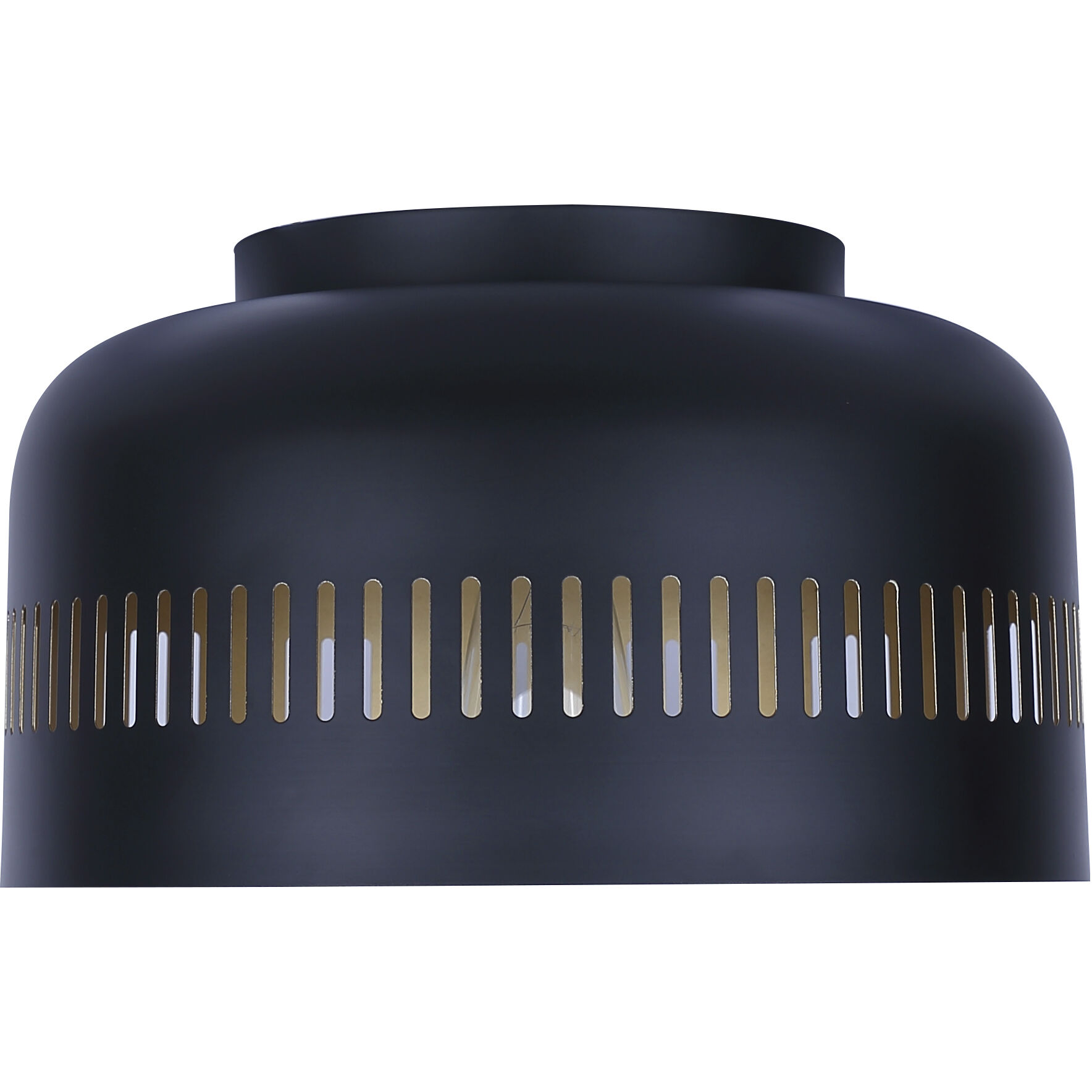 Miles 13 inch Black Flush Mount Ceiling Light