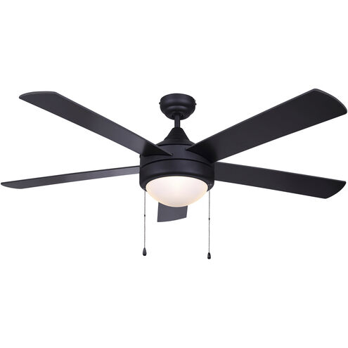 Preston III 52 inch Matte Black Indoor Fan