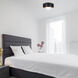 Daylon 1 Light 12.63 inch Black Flush Mount Ceiling Light