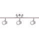 Madison 3 Light Brushed Nickel Track Ceiling Light