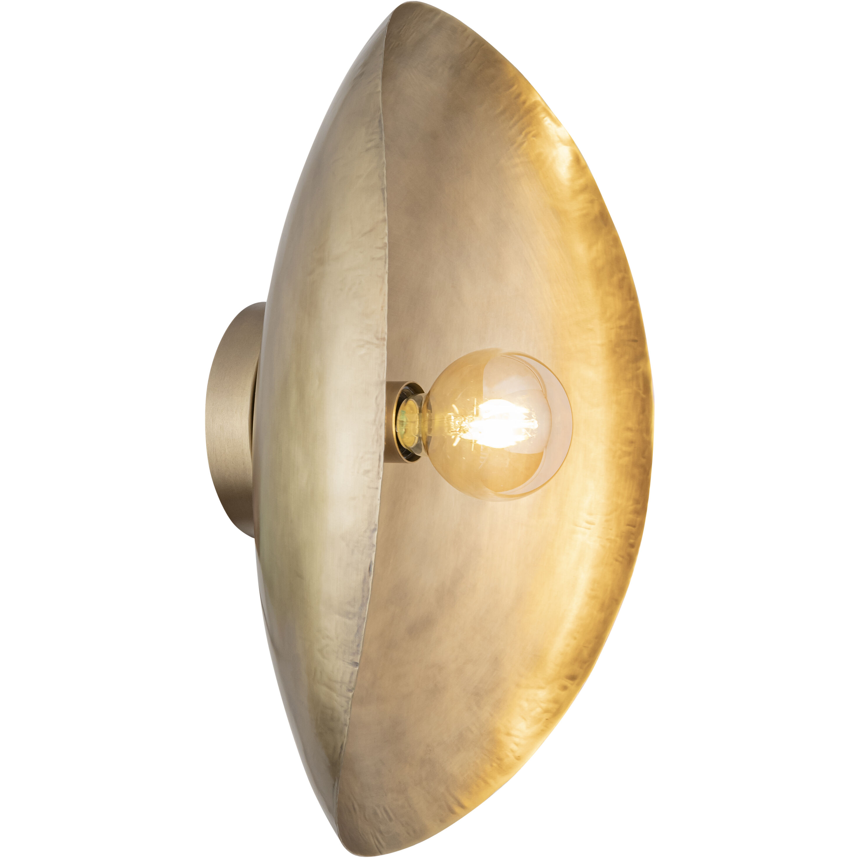 Maverick 1 Light 17.5 inch Antique Brass Flush Mount Ceiling Light