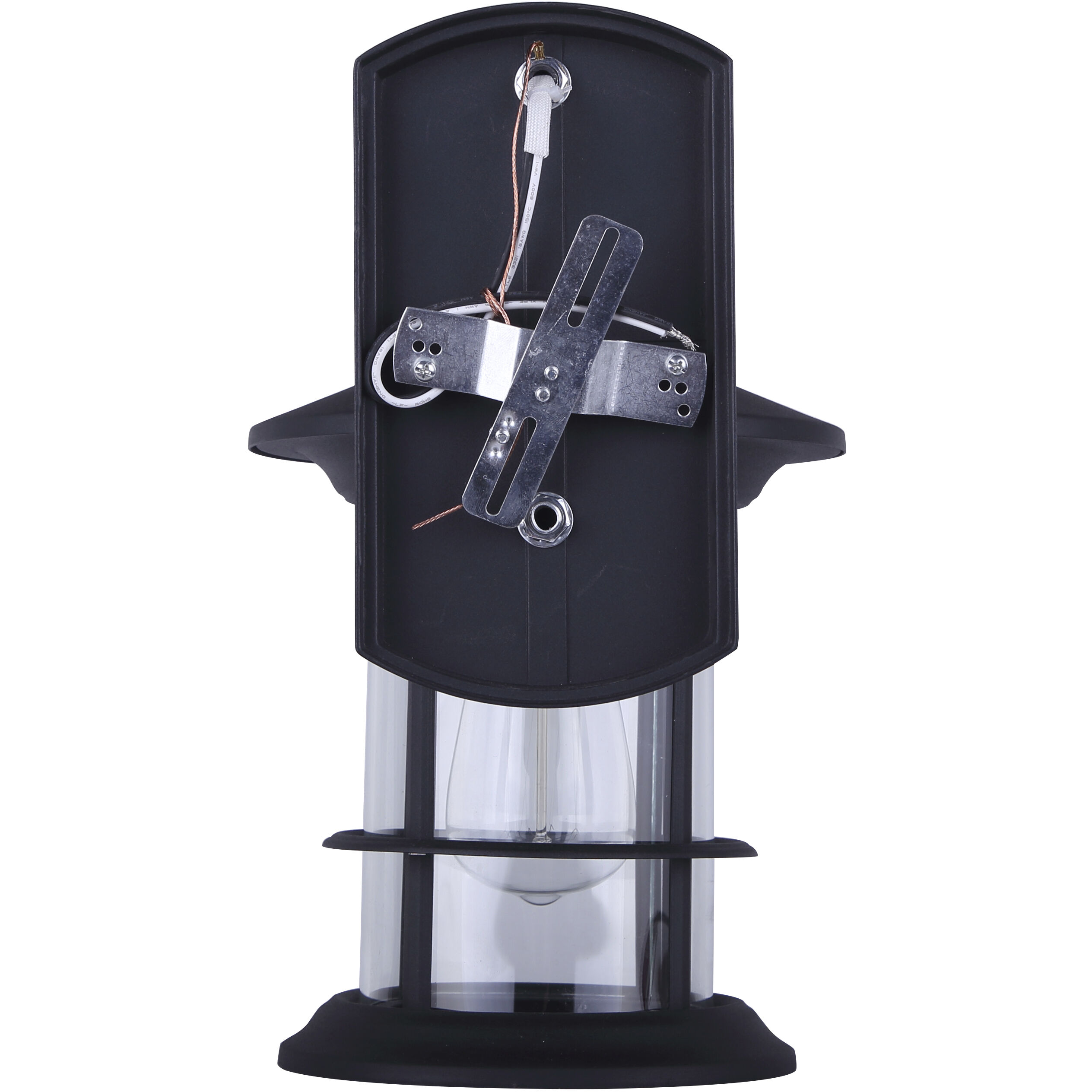 Madison 1 Light 13 inch Black Outdoor Wall Light