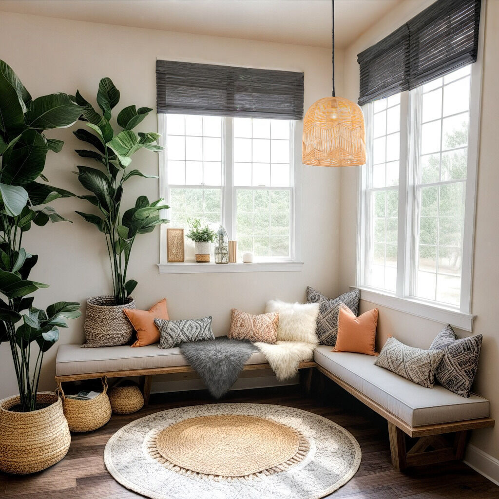 Indy 1 Light 16 inch Natural Pendant Ceiling Light