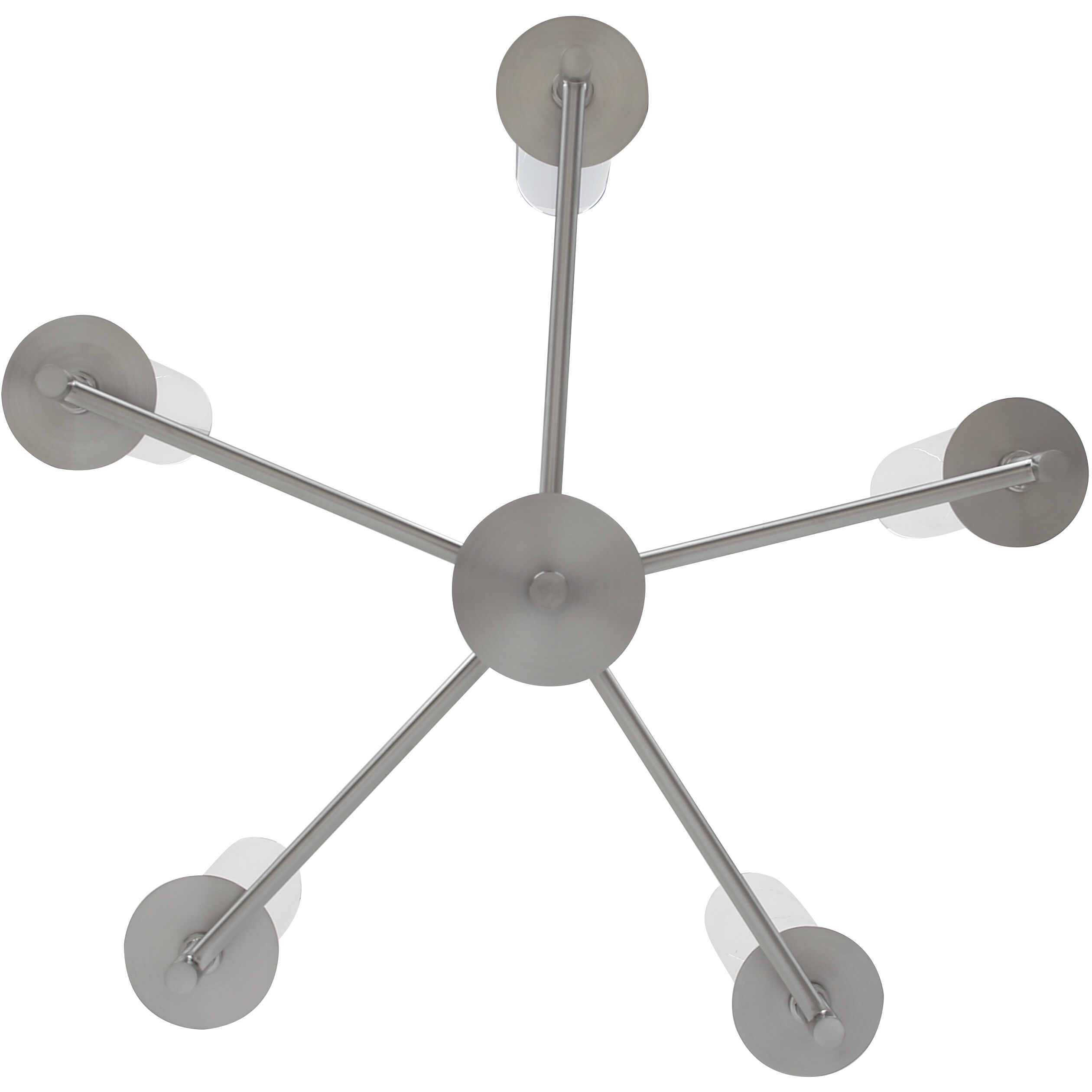 Benson 5 Light 23 inch Brushed Nickel Chandelier Ceiling Light
