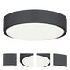 Fanbos LED Matte Black Industrial Fan Light Kit
