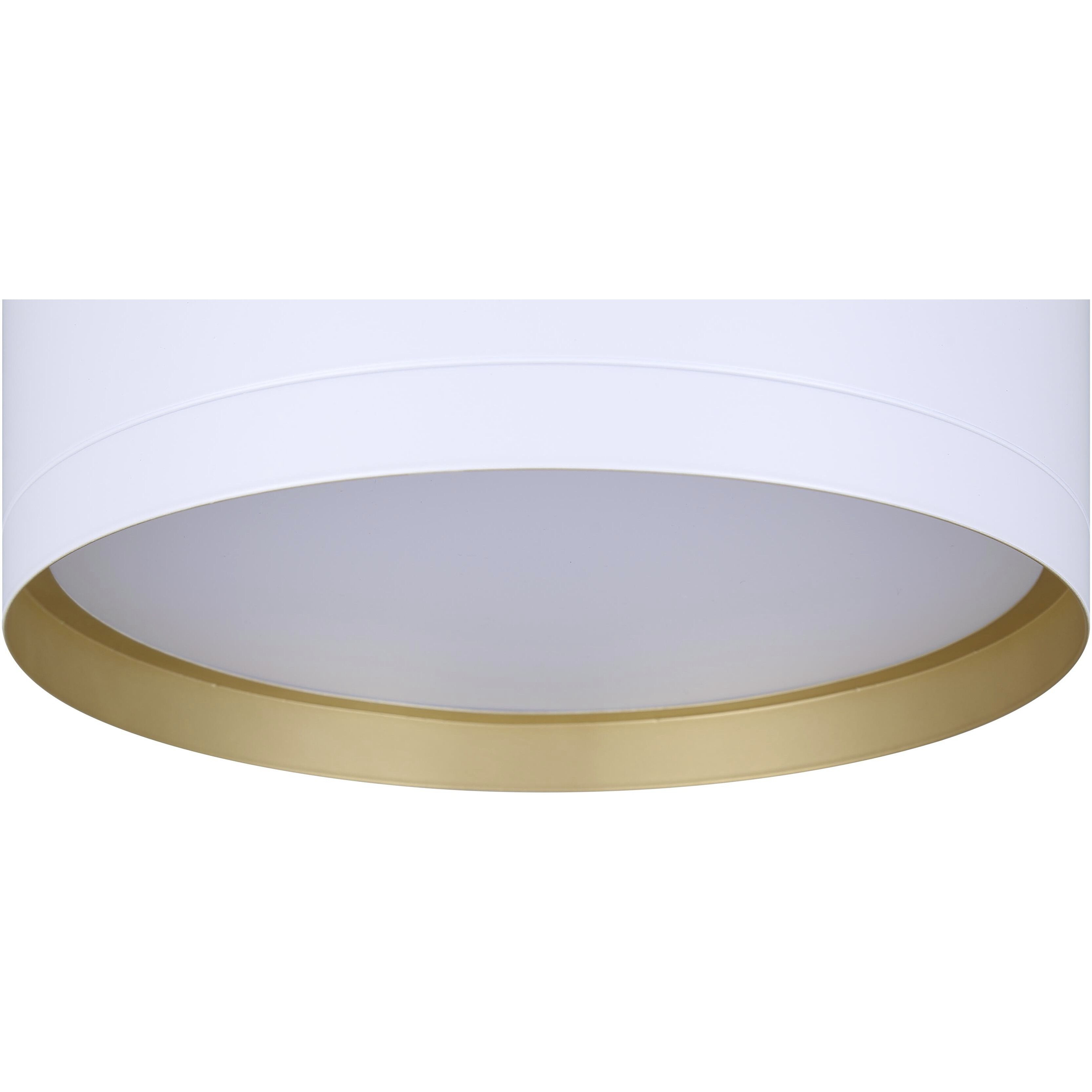 Kyrie LED 11.75 inch White Flush Mount Ceiling Light