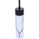 Kristella 1 Light 4.75 inch Black Pendant Ceiling Light