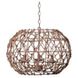 Aura 3 Light 20 inch Tan Pendant Ceiling Light