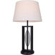 Willow 26 inch 100.00 watt Matte Black Table Lamp Portable Light