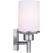 Madison 4 Light 30 inch Brushed Nickel Vanity Light Wall Light