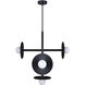 Payton 5 Light 27.5 inch Black Chandelier Ceiling Light