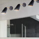 Rame 1 Light 11.66 inch Black/Gold Vanity Light Wall Light