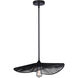 Georgia 1 Light 20 inch Black Pendant Ceiling Light