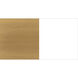 Daxton 3 Light 20 inch Matte White and Gold Chandelier Ceiling Light