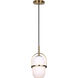 Eve 1 Light 6 inch Gold Pendant Ceiling Light