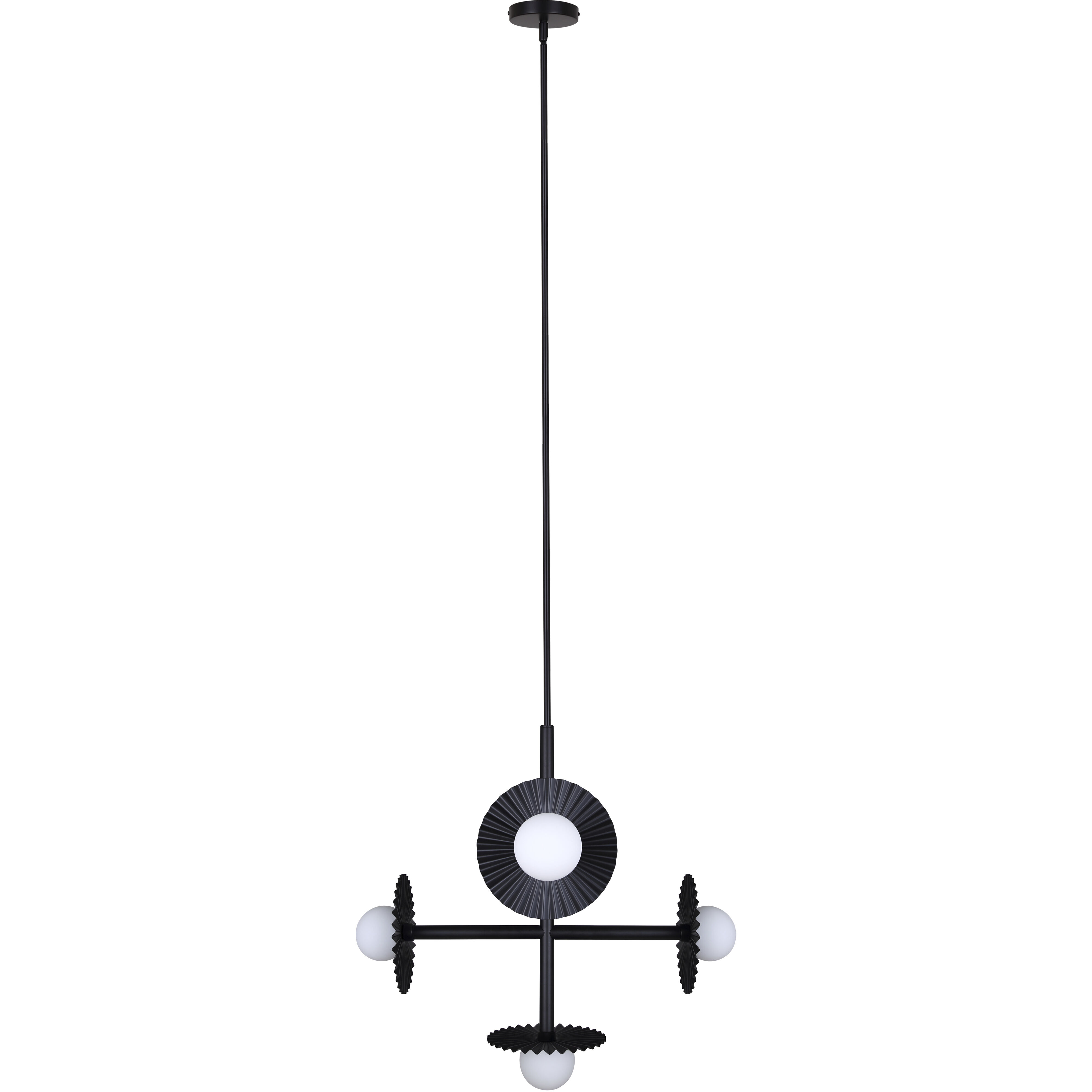 Payton 5 Light 27.5 inch Black Chandelier Ceiling Light