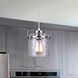 Madison 1 Light 6 inch Brushed Nickel Pendant Ceiling Light