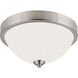 Madison 2 Light 13 inch Brushed Nickel Flush Mount Ceiling Light
