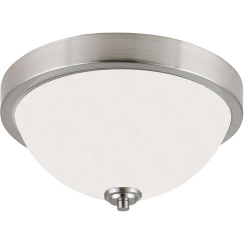 Madison 2 Light 13 inch Brushed Nickel Flush Mount Ceiling Light