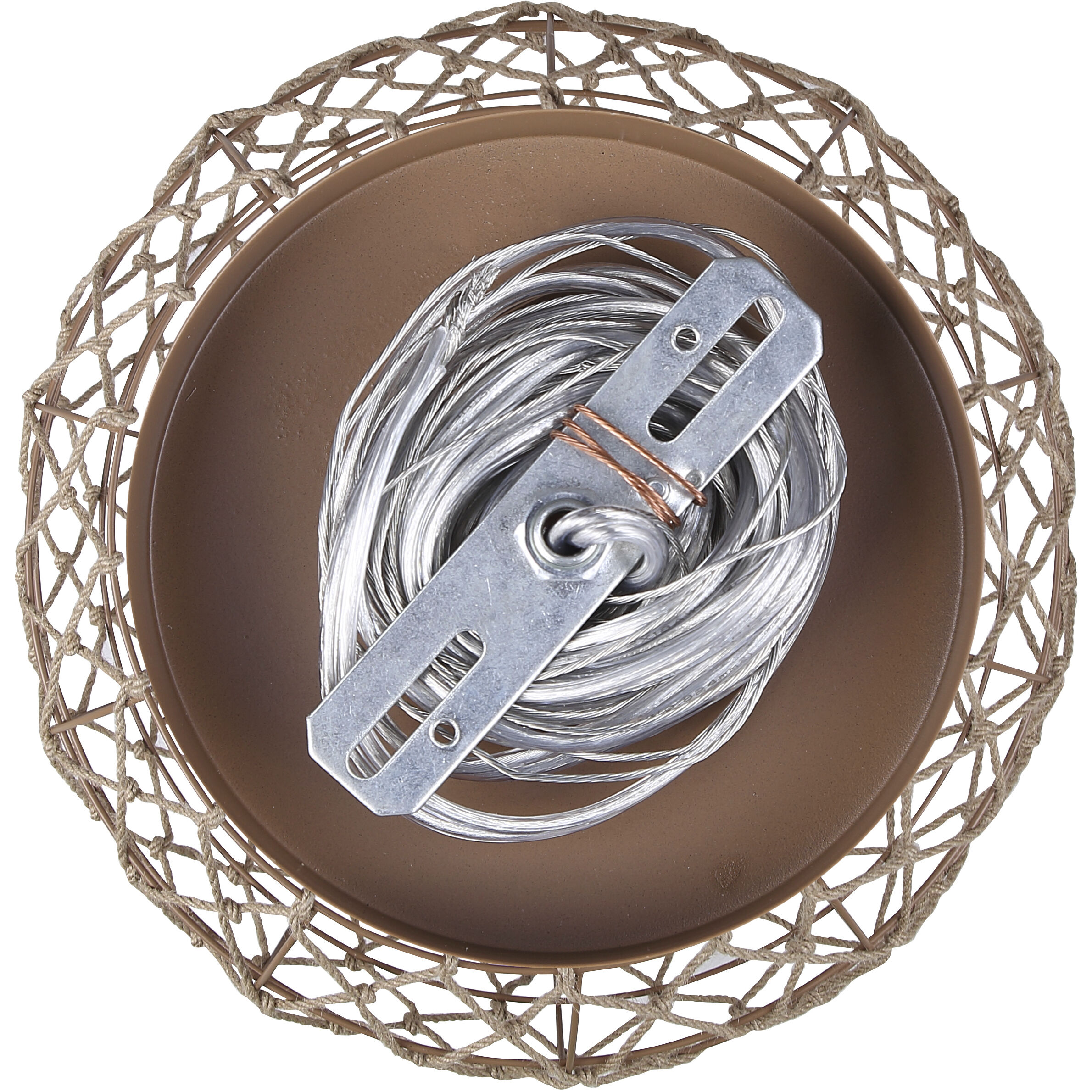 Aura 3 Light 20 inch Tan Pendant Ceiling Light