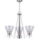 Madison 3 Light 19 inch Brushed Nickel Chandelier Ceiling Light