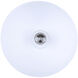 Caleb 1 Light 9 inch Matte White & Wood Flush Mount Ceiling Light