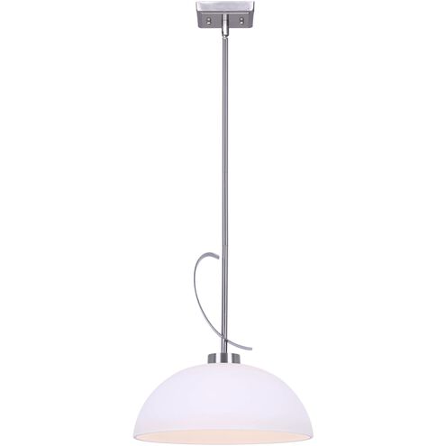 Mack 1 Light 13 inch Brushed Nickel Pendant Lighting Ceiling Light