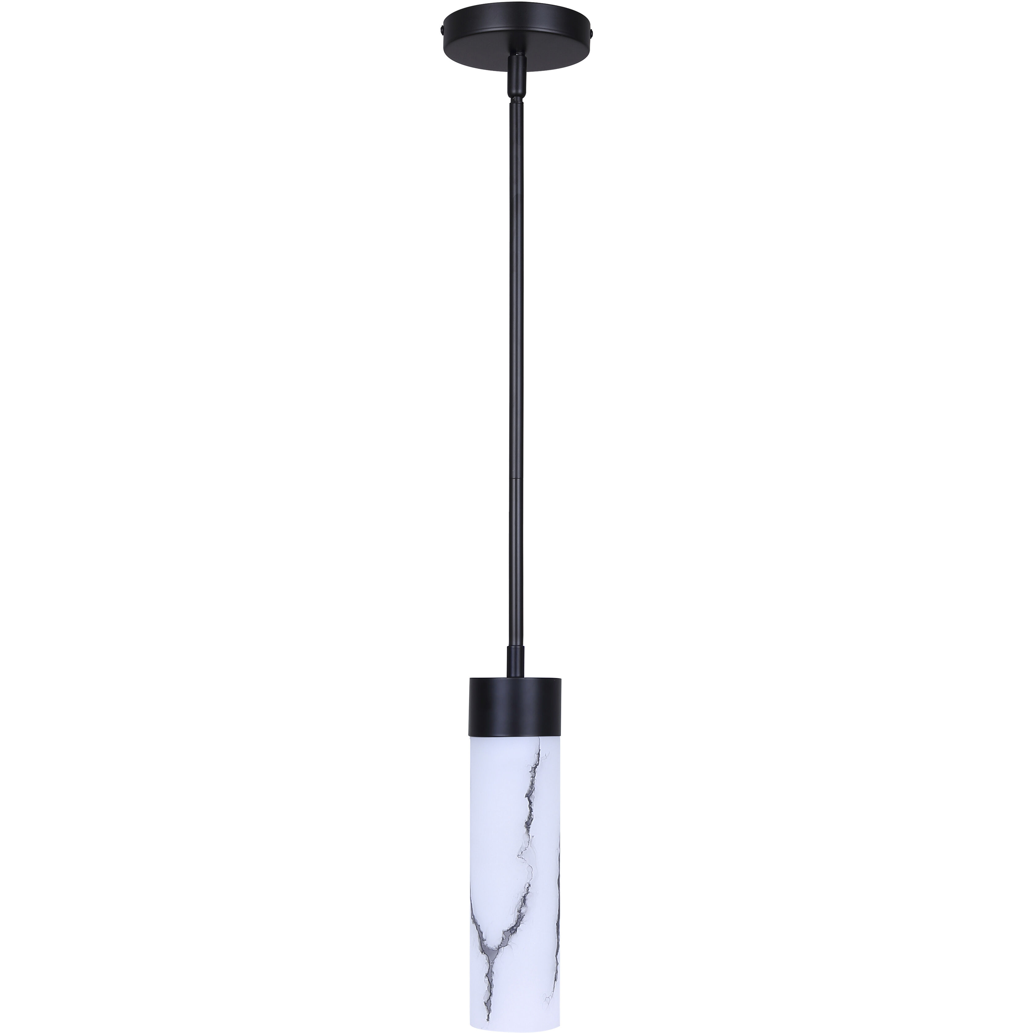Kristella 1 Light 4.75 inch Black Pendant Ceiling Light